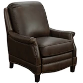 Ashebrooke Manual Recliner in Ashford Walnut Brown Leather