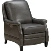 Ashebrooke Power Recliner in Wren Gray Leather