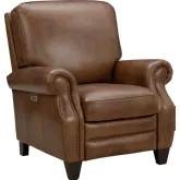 Briarwood Power Recliner in Wenlock Tawny Brown Leather