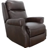 Durham Power Recliner with Power Head Rest & Lumbar in Creede Fudge Brown Leather