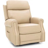 Lance Power Lift Recliner with Power Head Rest, Lumbar & Heat in Sand Leather