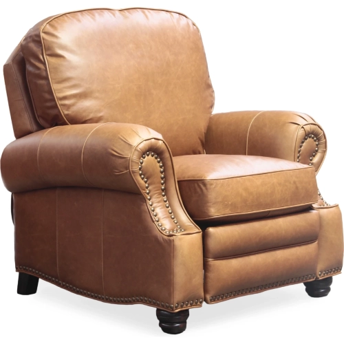 Longhorn Manual Recliner in Chaps Saddle Top Grain Leather