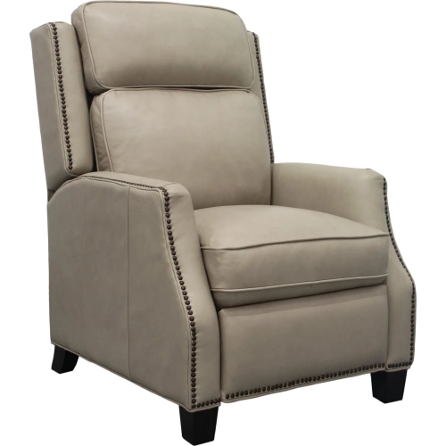 Van Buren Manual Recliner in Shoreham Beige/Cream Leather