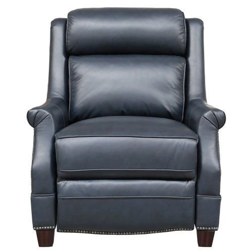 Warrendale Power Recliner w/ Power Head Rest in Shoreham Blue Leather