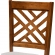 Norah 7 Piece Dining Set in Gray Fabric & Walnut Finish Wood