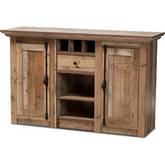 Albert 2 Door Sideboard Buffet in Brown Wood