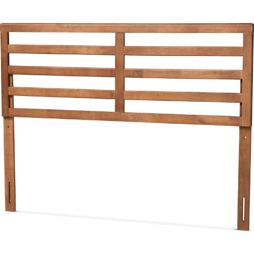 Akemi Queen Headboard in Ash Walnut Finish Wood