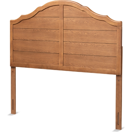 Clive Queen Headboard in Ash Walnut Finish Wood