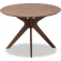 Monte 71" Oval Dining Table in Walnut Brown Finish Wood