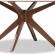 Monte 71" Oval Dining Table in Walnut Brown Finish Wood
