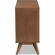 Barrett 6 Drawer Dresser in Walnut Brown Finish & Poly Rattan