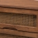 Barrett 6 Drawer Dresser in Walnut Brown Finish & Poly Rattan