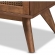 Barrett 6 Drawer Dresser in Walnut Brown Finish & Poly Rattan