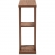 Boone Console Table in Walnut Brown Wood