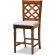 Ramiro 5 Piece Counter Dining Set in Gray Fabric & Walnut Finish