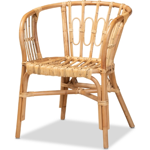 Luxio Dining Chair in Natural Finish Rattan