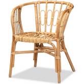 Luxio Dining Chair in Natural Finish Rattan