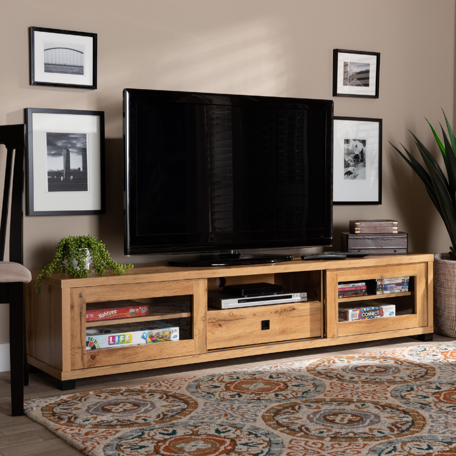 Baxton TV834180 Wotan Oak Beasley 70