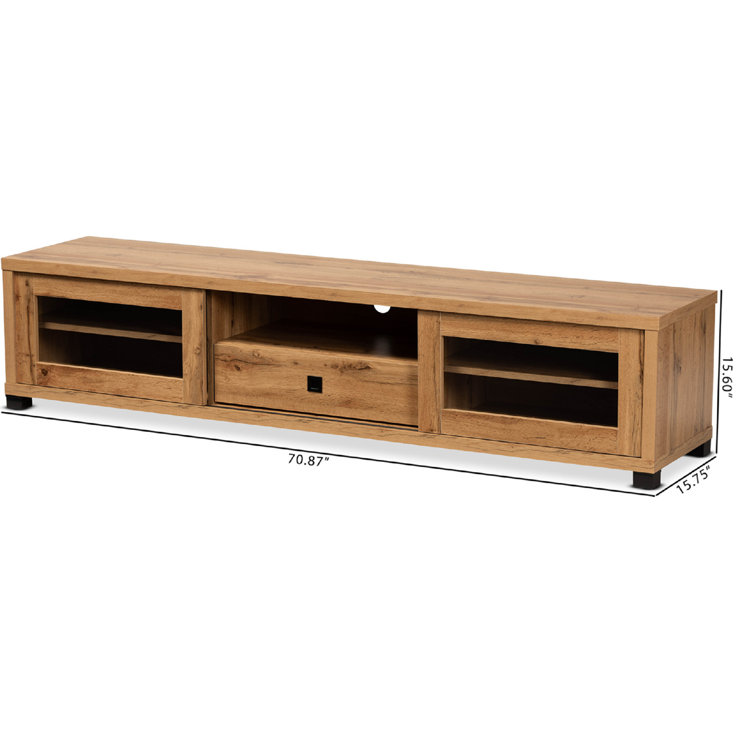 Baxton TV834180 Wotan Oak Beasley 70