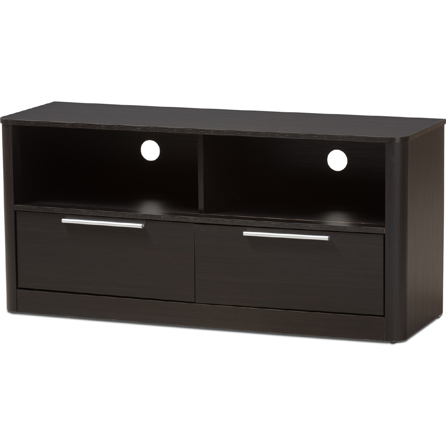 Baxton ET 5512 00 Dark Brown TV Carlingford 2 Drawer 47