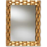 Arpina Rectangular Wall Mirror in Antique Gold