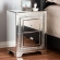 Mina 3 Drawer End Table in Mirror