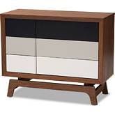 Svante 6 Drawer Chest in Multicolor Finish Wood