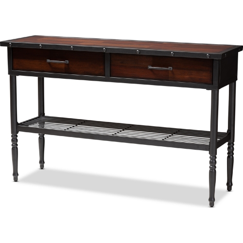 Jana Sideboard Server in Walnut Finish Wood