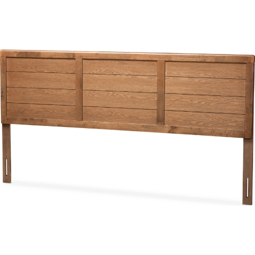 Seren King Headboard in Ash Walnut Finish Wood