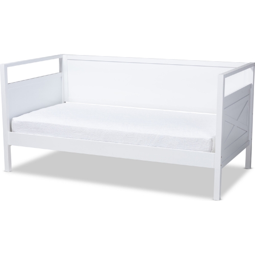 Cintia Twin Daybed in Cottage White Wood