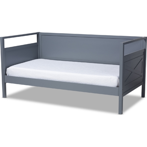 Cintia Twin Daybed in Cottage Gray Wood