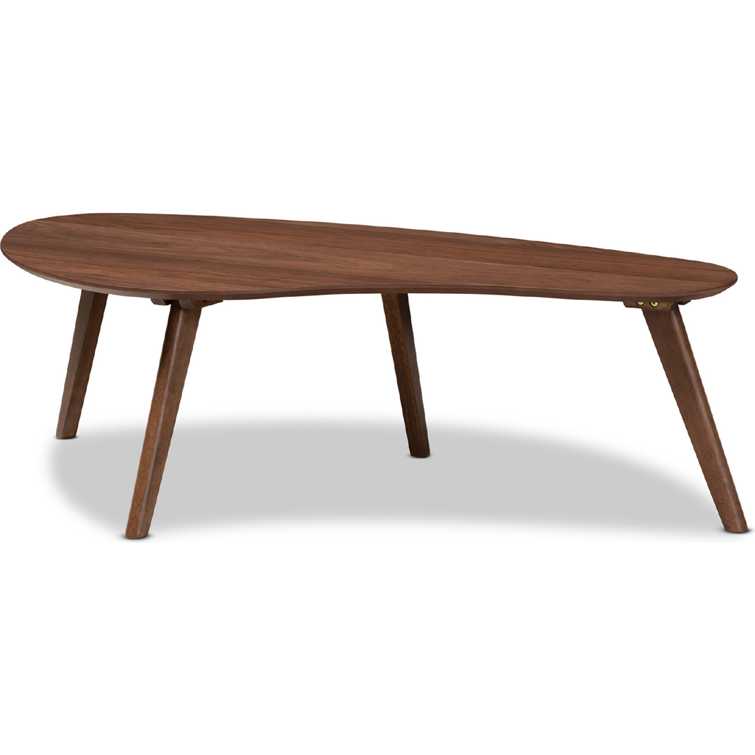 Scarlett Coffee Table in Walnut Finish Wood by Baxton Studio