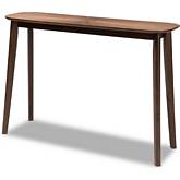 Wendy Console Table in Walnut Finish Wood