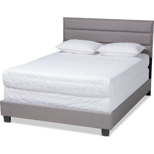 Ansa Full Bed in Gray Fabric