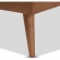 Karine Queen Platform Bed in Walnut Brown Wood