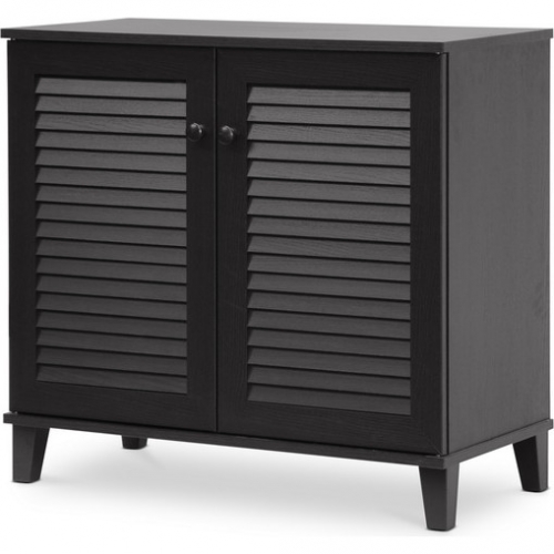 Coolidge Shoe Storage Cabinet in Espresso Finish