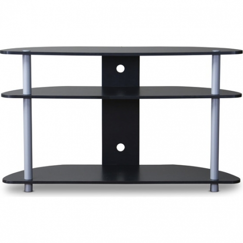 Orbit 39" TV Stand in Black & Silver