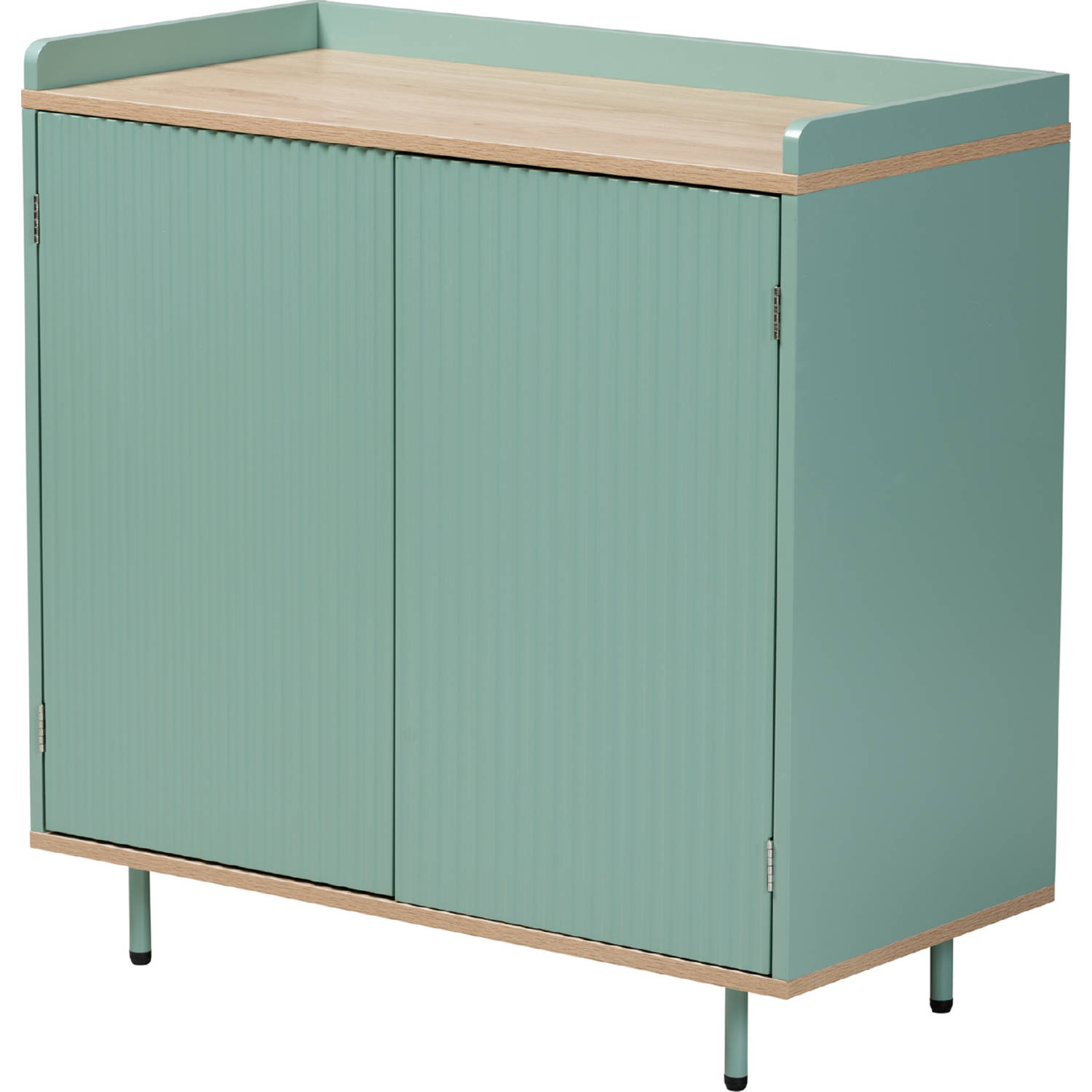 Baxton LCF20172 Mint Green Sideboard Tavita 2 Door Sideboard