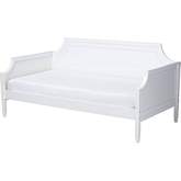 Mariana Full Daybed in White Wood