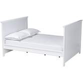 Ceri Full Daybed in White Wood