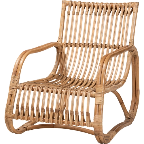 Blanca Accent Chair in Natural Rattan