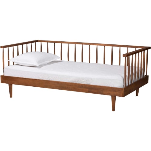 Matilda Twin Size Daybed in Ash Walnut Finish Wood