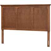 Alarice Queen Headboard in Ash Walnut Finish Wood