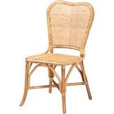 Irene Dining Chair in Natural Rattan