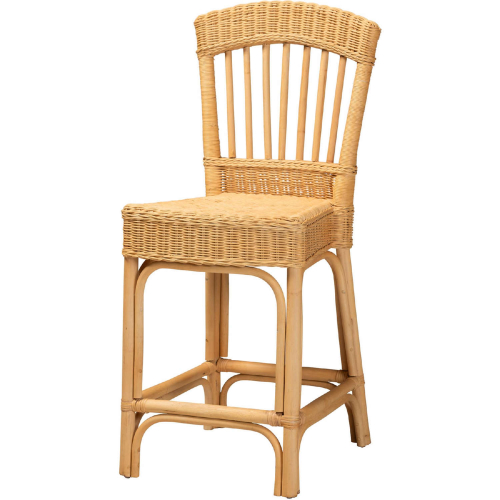 Barito Counter Stool in Natural Rattan