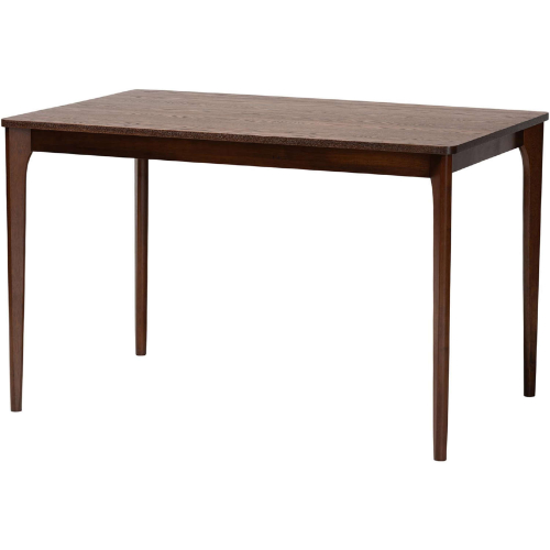 Sherwin 47" Dining Table in Walnut Brown Finish Wood