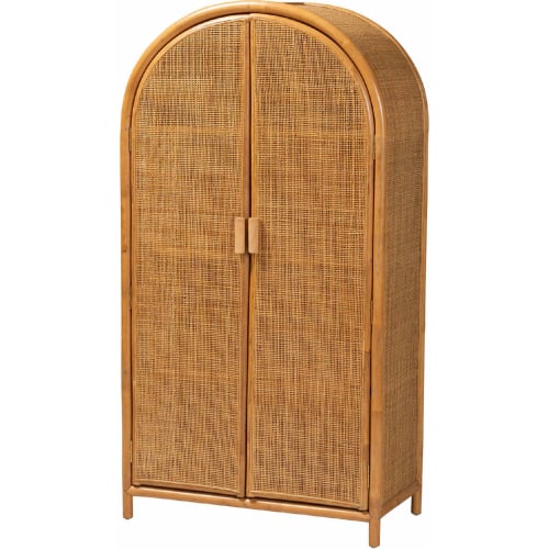 Paloma Large Storage Cabinet in Light Honey Rattan