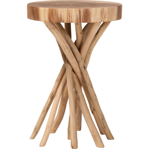 Liberte End Table in Natural Teak Wood