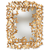 Idalia Butterfly Wall Mirror in Antique Gold