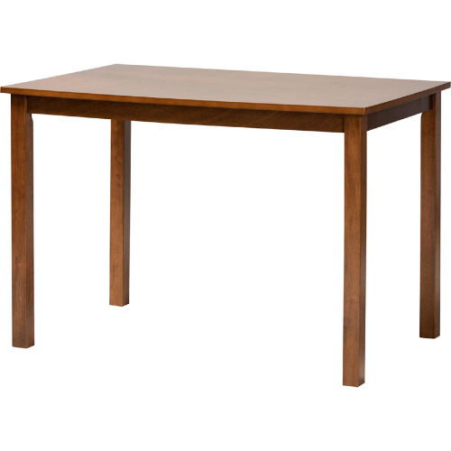 Eveline 43" Dining Table in Walnut Brown Finish Wood